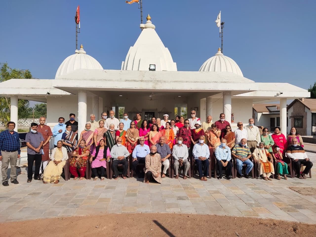 Residents enjoying community life