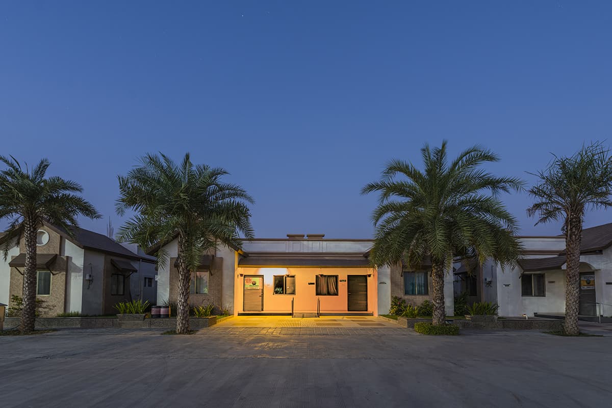 Prarambh Care Homes at night